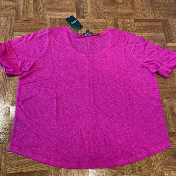 Lauren Ralph Lauren Linen Shirt 3X - Picture 5 of 6